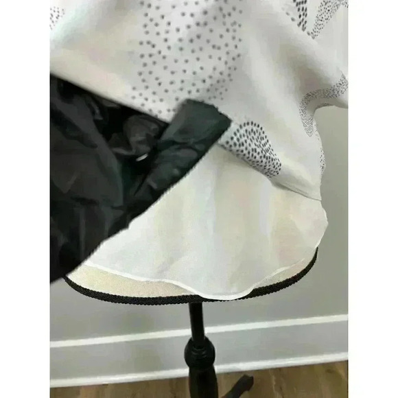 Ramy Brook Women's 100% Silk Halter Blouse Abstract Sleeveless Lined M Gray - Picture 6 of 12